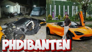 Hantam Pembatas, Supercar McLaren Andra ST Ringsek Parah